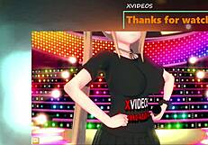 Check out this anime babe's big tits getting massaged! 😍