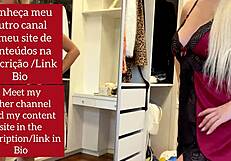 provando essa lingerie provocante, vai gostar do meu site?