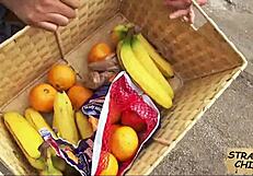 Ebony Teen Diamond Monroe Fucks for Cash in POV