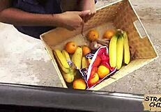 Ebony Teen Diamond Monroe Fucks for Cash in POV