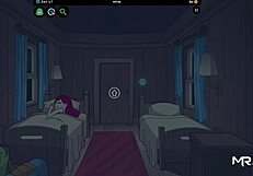 Camppinewood - Redhead Gets Creampie in Tight Pussy in Episode 1 Scene 14