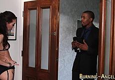 Goth Fetish Girl Rides Big Black Cock