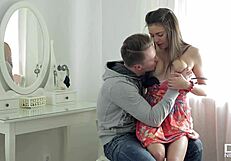 Luxury newcomer teen 18+ experiences first balls deep anal penetration