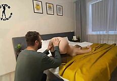 in this homemade series, step brother dominates step sister with big ass bbw fetish, leading to her first orgasm