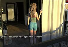 wife seduces mother-in-law in suggestive hentai cartoon.