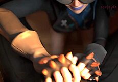 Hope Gets Naughty In Class, Bent Over The Desk In This Extended Cartoon Version.