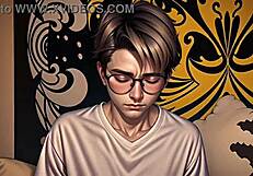 nerdy girl possessed by demon fucks hard