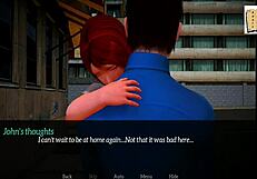 My new family in this hentai game is so erotic, he says excitedly