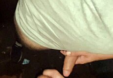 Passionate Gay Threesome in Dark Room. Thirsty Males Craving Hot Sex and Cum.