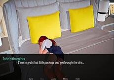 My new family in this hentai game is so erotic, he says excitedly