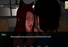 My new family in this hentai game is so erotic, he says excitedly