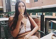 Unexpected Meeting at the Mall Turns Into Wild Fuck at Home With Cute Latina.