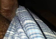 Pretty blonde sucks massive black cock, licking it all over before cumshot