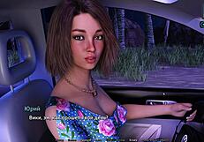 Sunshine Love Part 36: Latina Redhead Flashes Outdoors