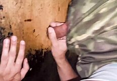 Passionate Gay Threesome in Dark Room. Thirsty Males Craving Hot Sex and Cum.