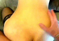 Hot Asian babe gets her throat fucked and facialized