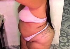 Is the stepmom dominating her stepson with big cock?