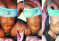 My Friend's Stepmom Has Huge Tits And Wears Tight Clothes To Show Off Her Petite Latina Body.