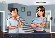 Detailed walkthrough of the erotic visual novel Summertime Saga v50