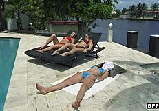 Wow, rough teen sex at the outdoor party is thrilling!