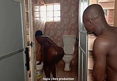 Intense Quickie With Boss's Daughter In Bathroom