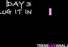 cutie angel small 18+s takes monster cock anal stretching?