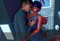 रफ एनीमे रंडी मिरर गेमप्ले सीन में चुदाई