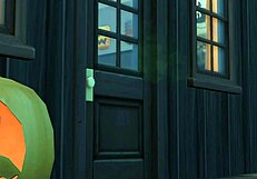 feeling spooky with scream remake in sims 4 halloween