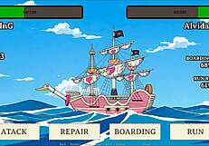 Lusty Buccaneers Parody Hentai Game Ep 4 Creampie Alvida's Pirate Pussy