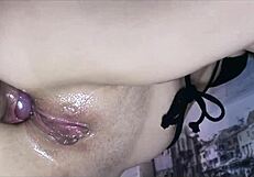 Russian Milf with Big Ass Groans Loudly During Intense Orgasm