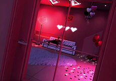 waifu surprises boyfriend for valentines night