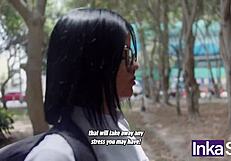 Shy 18-Year-Old Caught With Huge Dick