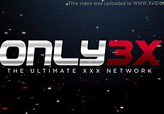 Cindy Bahr in steamy threesome with natural boobs