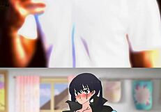 Sprayed Growth Perfume on Milf in Anime Hentai