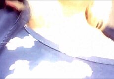 So hot, this rude girl pees everywhere with big tits and feet