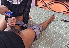 Does that hot asian chick ride her best friend passionately?