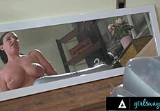 Girlsway - Big Naturals Masseuse Angela White Explores Nuru Massage with New Client