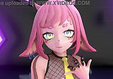Strip Tease MMD Yoasobi - Idol in Stunning 3D Cartoon Animation