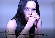 Leyala rides Atlas's dick in reverse cowgirl blowjob position