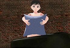 Leo Anime Girl Strips Naked In Gravure