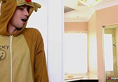 Lexi Luna's Amazing Body Seduces Boyscout Step Son for Hard Action