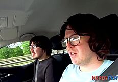 Watch This Real Brit Suck And Get Facialized!