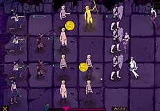 Monster girl played in anime hentai adventure