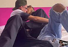 Does this twink handle two cocks in my hole?