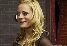 Blonde Bimbo Chooses Cop's Cock Over Ticket, Getting Shaved Pussy Licked, Muff Dived, Bent Over In Doggystyle Office Facial