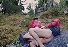 Liz and Ted enjoy outdoor activities at 3000 meters