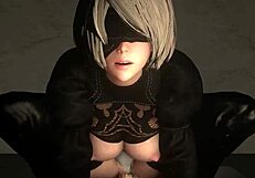 Check Out 2B In Sexbot Mode From The Game