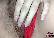 Hot Damn! Playing with Juicy Tight Pussy of My Wife’s Niece in Close Up