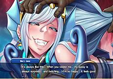 Is this saint fairy getting bent over in doggystyle for a creampie in the end of Seigi no Henshin Heroine?