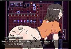 In this anime game, characters use toys for masturbation in part 2